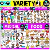 A to Z Variety 2 Clipart Bundle {Educlips Clipart}