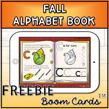 Preview of Fall Alphabet Book BOOM Cards™