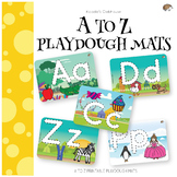 A to Z playdough mats
