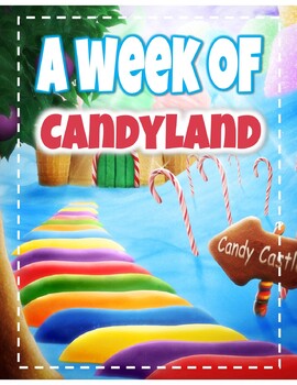 Preview of A week of CANDYLAND! (Distance Learning) PreK & Kinder