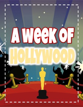 Preview of A week of HOLLYWOOD!(PreK/ Kinder Distance learning!)