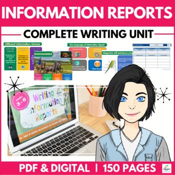 Preview of Information Report Unit | Informational Writing | Informative Text | Digital PDF