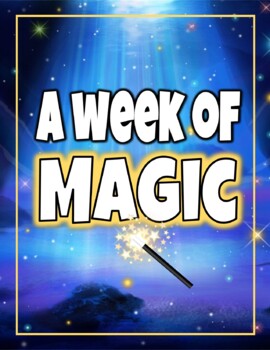 Preview of A week of MAGIC! Pre K & Kindergarten distance learning