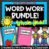 1st Grade Word Work! WHOLE YEAR First Grade ELA Bundle!