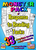A years worth of Response to Reading Printables - Age 6-10