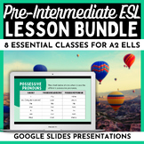 A2 Grammar BUNDLE of 8 Google Slides Classes for ESL and EFL