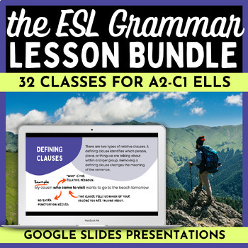 Preview of Adult and High School ESL Curriculum | A2 through C1 BUNDLE