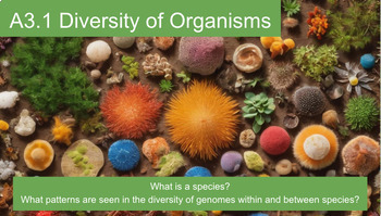 Preview of A3.1 Diversity of Organisms BUNDLE