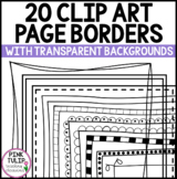 20 Free Transparent A4 Clip Art Page Borders