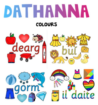 Preview of A4 Na Dathanna Posters- with items in their colour!