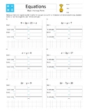 A4 Size – Solve a Slope-Intercept Equation – Gentle Homework