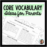 Core Vocabulary Speech Therapy | Speech Therapy Parent Han