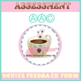 AAC ASSESSMENT DEVICE FEEDBACK FORM