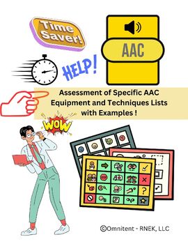 Preview of AAC Assessment Evaluation Equipment 10 AAC devices Trials with Scores