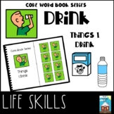 AAC Boardmaker "Things I Drink" Interactive Core Vocabulary Book