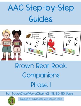 Preview of AAC Book Companion: Brown Bear Bundle for TouchChat 48 and above