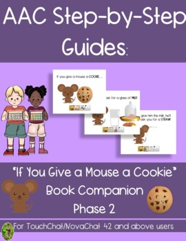 Preview of AAC Book Companion: If Give Mouse a Cookie Part 2 (TouchChat wordpower 42 & up)