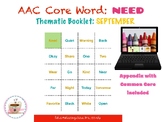 AAC Core Booklet: NEED