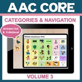 AAC Categories & Navigation Building Core Words and Fringe