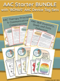 AAC Communication Starter BUNDLE w/ BONUS AAC Device Tags