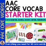 AAC Core Vocabulary Starter Kit for Autism, Speech Therapy