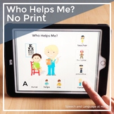 AAC Core Vocabulary Activities | No Print Speech Therapy |