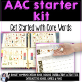 AAC Core Vocabulary Activities Starter Kit Speech Therapy 