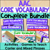 AAC Core Word Activities and Games Bundle