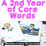 AAC Core Vocabulary Activities and Games to Teach Year 2 o