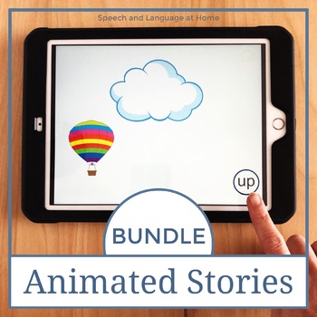 Preview of AAC Core Vocabulary Animated Stories Bundle