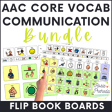 AAC Core Vocabulary Flip Communication Book BUNDLE