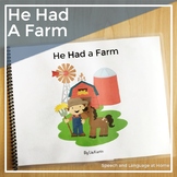 AAC Core Vocabulary Interactive Book: He Had A Farm