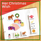 Christmas Speech Therapy Interactive Book | AAC Activity |