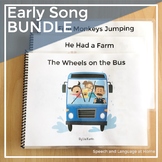 AAC Core Vocabulary Interactive Books | Early Songs Bundle