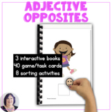 Core Vocabulary Opposite Adjectives Activities Using Storybooks