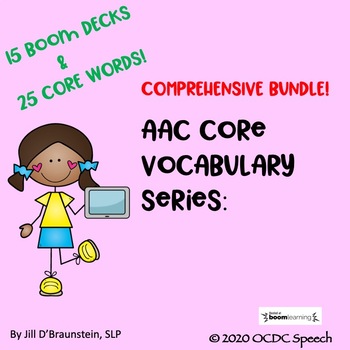 Preview of AAC Core Vocabulary Series: Comprehensive BUNDLE!!