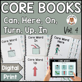 AAC Core Vocabulary Word of the Week Books: CAN, HERE, ON,
