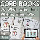 AAC Core Vocabulary Word of the Week Books: DO, WHAT, WHEN