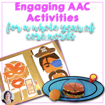 Preview of AAC Core Words Activities for a Whole Year of Core Words Speech Therapy Bundle