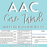 AAC Core Word Implementation Ideas: Month 6