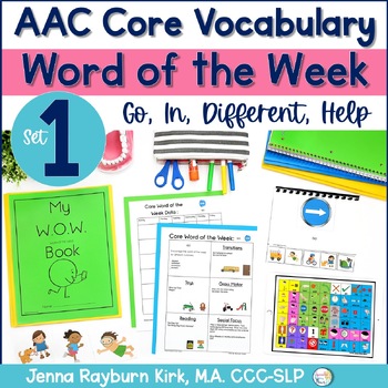 Preview of AAC Core Word of the Week: Set 1