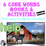 AAC Core Words Books and Teaching Activities Bundle Help O