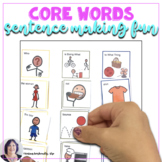 AAC Core Words Activity Making Fun Sentences for Speech Th