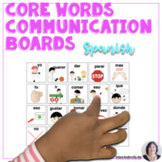 AAC Core Words No Prep Picture Communication Boards in Spanish