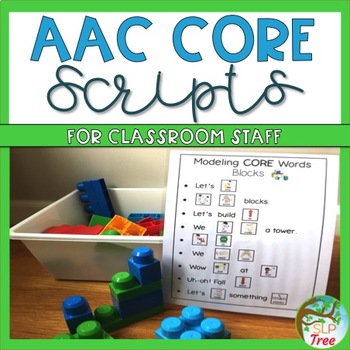 Preview of AAC Core Words Scripts for the Classroom