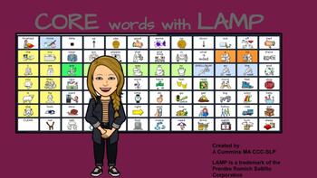 Preview of AAC Core Words with LAMP