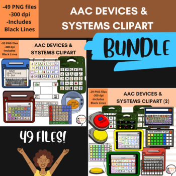 Preview of AAC Devices and Systems Clipart BUNDLE