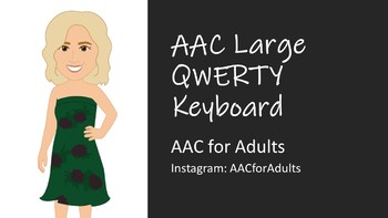 Preview of AAC Enlarged QWERTY Keyboard