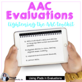 AAC Evaluations Using iOS Devices Presentation Handout