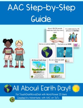 Preview of AAC Guide: All About Earth Day (Touchchat with Word Power 25)